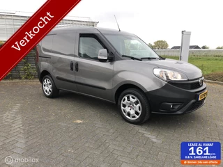 Fiat Doblò Cargo 1.4 Fire Benzine 2017 Slechts 74.000KM Klima PDC Schuifdeur Grijs Mett Etc!