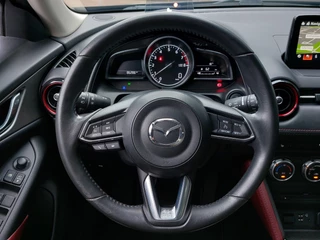 Mazda CX-3 2.0 SkyActiv-G 120pk SkyLease GT | Origineel NL | Navi | Clima | Cruise | Half-Leder | Head-Up | Keyless Entry | Pdc+Camera | Led Koplampen | Dodehoek+Rijstrooksensor | Trekhaak | 18''lm - afbeelding nr 11