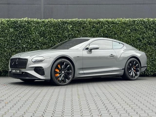 Bentley Continental GT 4.0 V8 Hybrid BLACK EDITION MULLINER, BTW AUTO, PANORAMIC ROOF, ROTATING DISPLAY, TOURING PACK, COMFORT PACK, NAIM FOR BENTLEY, GRAVITY GREY, BLACK BELUGA LEATHER WITH MANDARIN ACCENTS, ALARM CLASS 5, MULLINER 10 SPOKE 22"