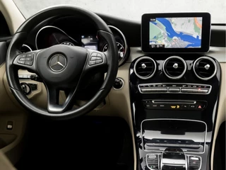 Mercedes-Benz C-Klasse 157Pk Automaat (DUBBEL PANORAMADAK, GROOT NAVI, SFEERVERLICHTING, STOELVERWARMING, ELEK SPORTSTOELEN, LEDER, CRUISE, PARKEERSENSOREN, NIEUWE APK, NIEUWSTAAT) - afbeelding nr 7