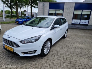 Ford Focus Ford Focus Wagon 1.0 Titanium Ecc Cruis Navi Haak 118070 km - afbeelding nr 11