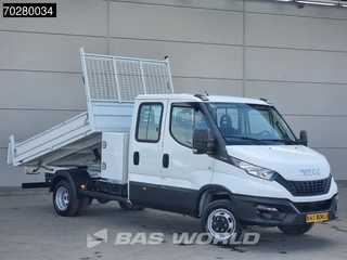 Iveco Daily Iveco Daily 35C16 3.0L Kipper Dubbel Cabine met Kist Dubbellucht 3,5t Trekhaak Airco Cruise Euro6 Tipper Benne Kieper Airco Dubbel cabine Trekhaak Cruise control - afbeelding nr 3