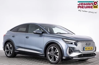 Audi Q4 Sportback e-tron 50 quattro S edition 77 kWh | Half LEDER | ECC | NAVI | CAMERA | Stoelverwarming | SOH: 88,8% |