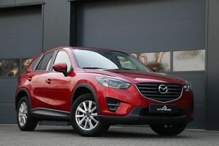 Mazda CX-5 2.0 SkyActiv-G 165 Skylease+ 2WD Leder MemoryZetels BlindSpot Trekhaak Stoelverw PrivacyGlass 1800KG Trekgewicht 128000KM BJ2016
