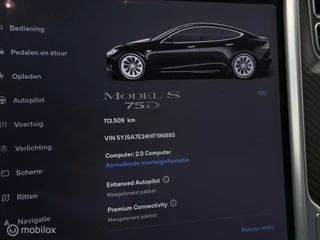 Tesla Model S Tesla Model S 75D - Enhanched Autopilot - glazen dak - CCS - afbeelding nr 9