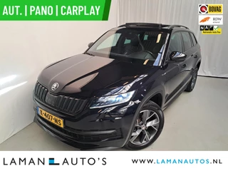 Škoda Kodiaq 1.5 TSI 150pk DSG Sportline Business Aut. | Pano Open Dak Virtual Leder/Alcantara CarPlay Canton 19" Triglav LMV ECC Navi LED ACC Camera Trekhaak Metallic | Voorschoten