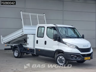 Iveco Daily Iveco Daily 35C16 3.0L Kipper Dubbel Cabine met Kist Navi 3,5t trekhaak Dubbellucht Airco Cruise Tipper Benne Kieper Airco Dubbel cabine Trekhaak Cruise control - afbeelding nr 3