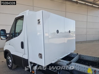 Iveco Daily Iveco Daily 35C14 Open Laadbak met Kist Dubbellucht 3,5t Trekhaak Airco Cruise Camera Euro6 Pritsche Pickup Open Box Airco Trekhaak Cruise control - afbeelding nr 3