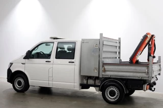 Volkswagen Transporter Volkswagen Transporter T6 2.0 TDI 150pk Lang D.C. Open laadbak met Palfinger laadkraan 08-2017 - afbeelding nr 11
