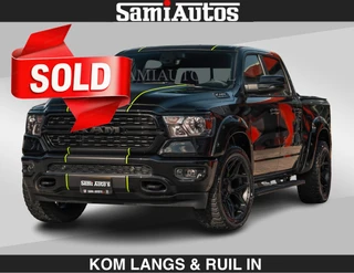 Dodge Ram Pick-Up SPORT | 5.7 V8 4x4 HEMI | PANORAMA DAK | GROOTSCHERM 12 INCH | LPG | Diamond Black Pearl |