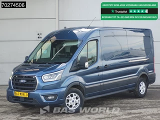 Ford Transit Ford Transit 185pk Automaat L3H2 2x Schuifdeur Limited Edition Xenon ACC Navi Camera Parkeersensoren L3 11m3 Airco - afbeelding nr 1