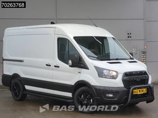 Ford Transit Ford Transit 130pk L2H2 Nieuw! Black Edition Trekhaak Airco Cruise Camera Parkeersensoren 10m3 Airco Trekhaak Cruise control - afbeelding nr 3
