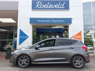Ford Fiesta Ford Fiesta 1.0 EcoBoost 101pk ST-Line 5-Deurs | Navi | Apple Carplay + Android Auto | Clima | Cruise | Keyless Start | Pdc | Stoelverwarming | Rijstrook+Lichtsensor | Privacy Glass | 17''lm - afbeelding nr 4