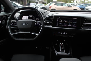 Audi Q4 e-tron Audi Q4 e-tron 50 quattro Launch edition S Competition 77 kWh / SoH 95% / Camera / Head-up / 20'' / Keyless / RS Seats / Sonos audio / Stoelverwarming / Dodehoek / DAB / ACC / Warmtepomp - afbeelding nr 10