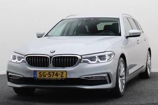 BMW 5 Serie BMW 5 Serie Touring 520i High Executive Leer, Head-Up, Elektrische Stoelen, Navigatie, Bluetooth, PDC, Trekhaak, 18'' - afbeelding nr 25