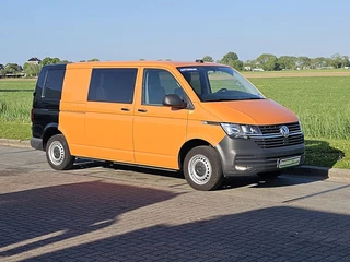 Volkswagen Transporter T6.1 L2H2 Dubbel Cabine Airco 150Pk Automaat Trekhaak Deuren 1e Eigenaar NAP Euro6! - afbeelding nr 4