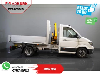 Volkswagen Crafter Volkswagen Crafter 50 165 pk Effer 352S Kraan/ Crane/ Kran/ Autokran/ PTO/ Open laadbak/ Dubbel Lucht - afbeelding nr 10