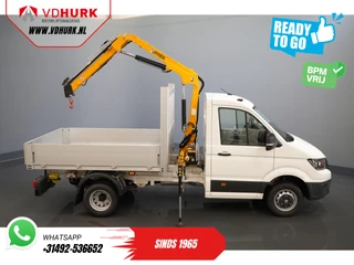 Volkswagen Crafter Volkswagen Crafter 50 165 pk Effer 352S Kraan/ Crane/ Kran/ Autokran/ PTO/ Open laadbak/ Dubbel Lucht - afbeelding nr 4