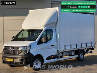 Renault Master Renault Master 170PK Laadklep Schuifzeil Carplay LED Airco Cruise Bakwagen Meubelbak Zeilenwagen Schuifzeilen Plane Airco Cruise control - afbeelding nr 1