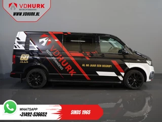 Volkswagen Transporter Volkswagen Transporter T6.1 2.0 TDI 150 pk DSG Aut. L2 DC Dubbel Cabine (DEMO) BPM VRIJ! Adapt. Cruise/ 2.5t Trekhaak/ NAVI/ Carplay/ PDC/ LMV/ Airco - afbeelding nr 11