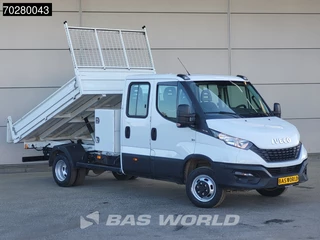 Iveco Daily Iveco Daily 35C16 3.0L Kipper Dubbel Cabine met Kist 3,5t trekhaak Dubbellucht Airco Cruise Tipper Benne Kieper Airco Dubbel cabine Trekhaak Cruise control - afbeelding nr 6