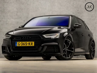 Audi A3 150Pk Automaat (SCHUIFDAK, 2X S-LINE, APPLE CARPLAY, GROOT NAVI, CLIMATE, LEDER, SPORTSTOELEN, PLAT S-LINE SPORTSTUUR, PARKEERSENSOREN, CRUISE, NIEUWE APK, NIEUWSTAAT) - afbeelding nr 1