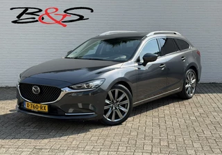 Mazda 6 Sportbreak 2.5 SkyActiv-G Automaat Stoelverwarming/Ventilatie Clima Cruise Sunroof Head-up leder Memory Seats