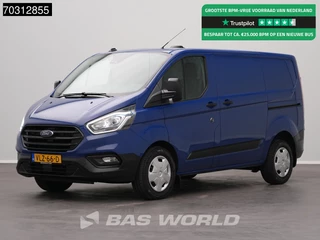 Ford Transit Custom 130PK Automaat 2x Schuifdeur L1H1 ACC LED Xenon Navi Airco Parkeersensoren v+a Euro6 L1 Kompakt Airco