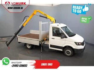 Volkswagen Crafter Volkswagen Crafter 50 165 pk Effer 352S Kraan/ Crane/ Kran/ Autokran/ PTO/ Open laadbak/ Dubbel Lucht - afbeelding nr 40