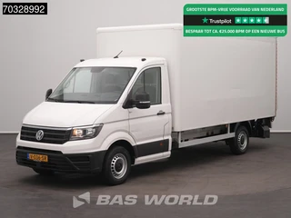 Volkswagen Crafter 140pk XL 205cm Laadklep Automaat Zijdeur Bakwagen Navi Airco Cruise Camera Euro6 Meubebal Möbelkoffer Koffer LBW Tail Lift Airco Cruise control