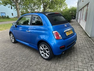 Fiat 500C Fiat 500C Cabrio Blauw 2014 0.9 TwinAir Turbo 500S | Xenon | Clima | PDC | - afbeelding nr 3