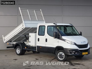 Iveco Daily Iveco Daily 35C16 3.0L Kipper Dubbel Cabine met Kist 3,5t trekhaak Dubbellucht Airco Cruise Tipper Benne Kieper Airco Dubbel cabine Trekhaak Cruise control - afbeelding nr 5