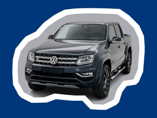 Volkswagen Amarok 3.0 TDI 4Motion Double Cab Aventura Marge 259pk Leder Elektr stoelen Navigatie Camera Stoelverwarming Trekhaak