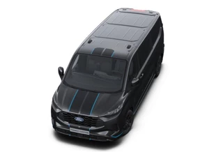 Ford Transit Custom Ford Transit Custom 320 2.5 PHEV L2H1 Sport DC 233pk | | Dubbele Cabine | Dubbele zijschuifdeur | Inklapbare trekhaak | 19 inch lichtmetalen Sport velgen (mat zwart) | Verwarmbaar stuurwiel | Navigatie systeem - afbeelding nr 9