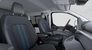 Ford Transit Custom Ford Transit Custom 320 2.5 PHEV L2H1 Sport DC 233pk | | Dubbele Cabine | Dubbele zijschuifdeur | Inklapbare trekhaak | 19 inch lichtmetalen Sport velgen (mat zwart) | Verwarmbaar stuurwiel | Navigatie systeem - afbeelding nr 11