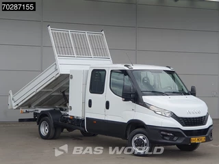 Iveco Daily Iveco Daily 35C16 3.0L Kipper met Kist Dubbel Cabine Dubbellucht 3,5t Trekhaak Airco Euro6 Tipper Benne Kieper 2m3 Airco Trekhaak - afbeelding nr 3