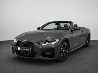BMW 4 Serie Cabrio 420i M-Sport | Dravitgrau | Nekverwarmer | Stuurwiel- en stoelverwarming | Dealer onderhouden | 1e eigenaar