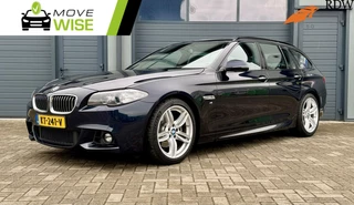 BMW 5 Serie BMW 5-serie Touring  520i 184pk High Executive| M Sport | Luchtvering | Zeer Compleet ! |  Automaat | Org. NL | Dealeronderhouden | - afbeelding nr 1