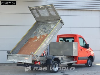 Mercedes-Benz Sprinter Mercedes Sprinter 514 CDI Kipper met Kist Dubbellucht 3,5t Trekhaak Airco Cruise Euro6 Tipper Benne Kieper 2m3 Airco Trekhaak Cruise control - afbeelding nr 7
