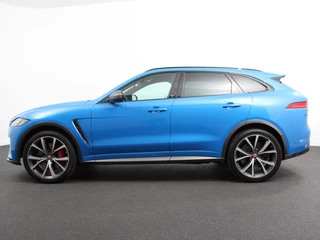 Jaguar F-PACE Jaguar F-PACE 5.0 V8 AWD SVR 551 pk Panorama dak | Meridian sound | Premium Pack | Light Pack | ACC | Leder | ADS |360 Camera - afbeelding nr 8