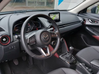 Mazda CX-3 2.0 SkyActiv-G 120pk SkyLease GT | Origineel NL | Navi | Clima | Cruise | Half-Leder | Head-Up | Keyless Entry | Pdc+Camera | Led Koplampen | Dodehoek+Rijstrooksensor | Trekhaak | 18''lm - afbeelding nr 8