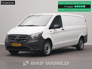 Mercedes-Benz eVito Elektrisch 41kWh 150km WLTP L3H1 Airco Camera Parkeersensoren v+a Stoelverwarming L3 Long Airco