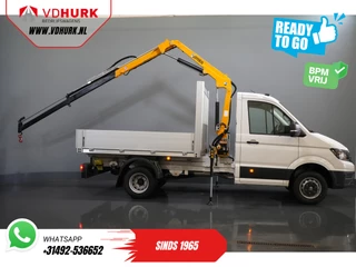 Volkswagen Crafter Volkswagen Crafter 50 165 pk Effer 352S Kraan/ Crane/ Kran/ Autokran/ PTO/ Open laadbak/ Dubbel Lucht - afbeelding nr 2