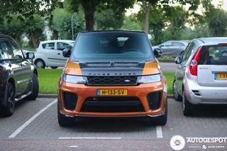 Land Rover Range Rover Sport Land Rover Range Rover Sport 5.0 V8 576PK SC SVR SVO / Quicksilver RVS / Alcantara / carbon - afbeelding nr 15