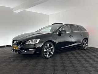 Volvo V60 Aut. *PANO | LUXURY-LEATHER | BI-XENON | PREMIUM AUDIO | NAVI-FULLMAP | MEMORY-PACK | HEATED-COMFORTSEATS | TOWBAR | ECC | PDC | CRUISE | 17''ALU* - afbeelding nr 3