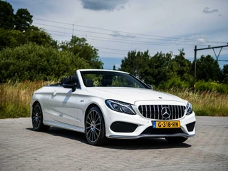 Mercedes-Benz C-Klasse Mercedes C-klasse Cabrio C43 AMG 367PK Speedshift 4MATIC Burmester Stoelkoeling Airscarf Sportuitlaat Memory - afbeelding nr 11