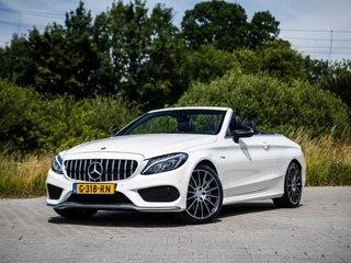 Mercedes-Benz C-Klasse Cabrio C43 AMG 367PK Speedshift 4MATIC Burmester Stoelkoeling Airscarf Sportuitlaat Memory