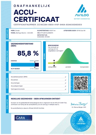 Citroën ë-Berlingo Citroën ë-Berlingo Feel 23 kWh | Parkeersensor achter | Cruise control | Navigatie | Soh (batterijcheck) 85,8 % - afbeelding nr 26