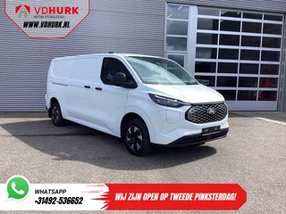 Ford E-Transit Custom 71 kWh L2 360 km WLTP Garantie t/m 2028/ LED/ Snellader/ Standkachel/ Stoelverw./ Stuurverw./ Carplay/ Camera/ PDC/ Climate/ Cruise