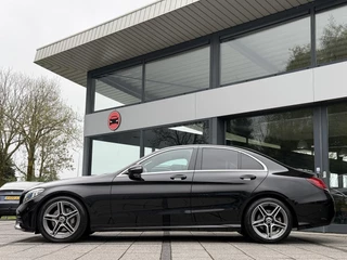 Mercedes-Benz C-Klasse Mercedes-Benz C-klasse 200d Aut. AMG Sport Ed. 160ps | Multibeam LED | Leder | Trekhaak | - afbeelding nr 3